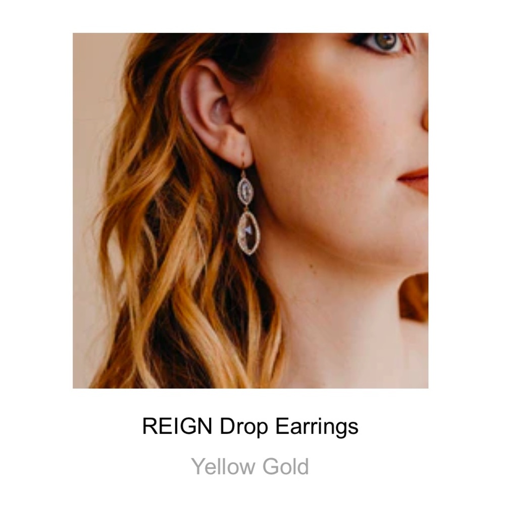 Wander and Lust - REIGN Drop Earrings - Formal/Bridal Earrings